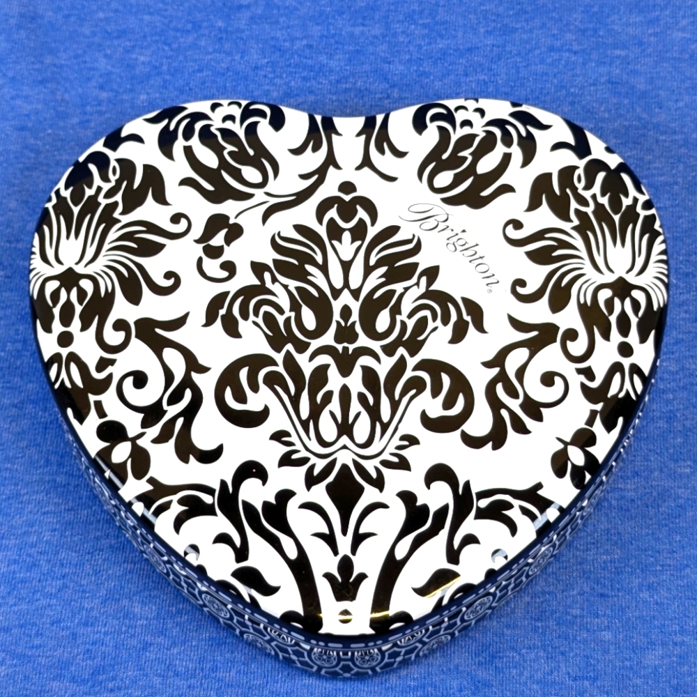 Brighton Storybook Music Message Music of Life Heart Shaped Jewelry Trinket Tin